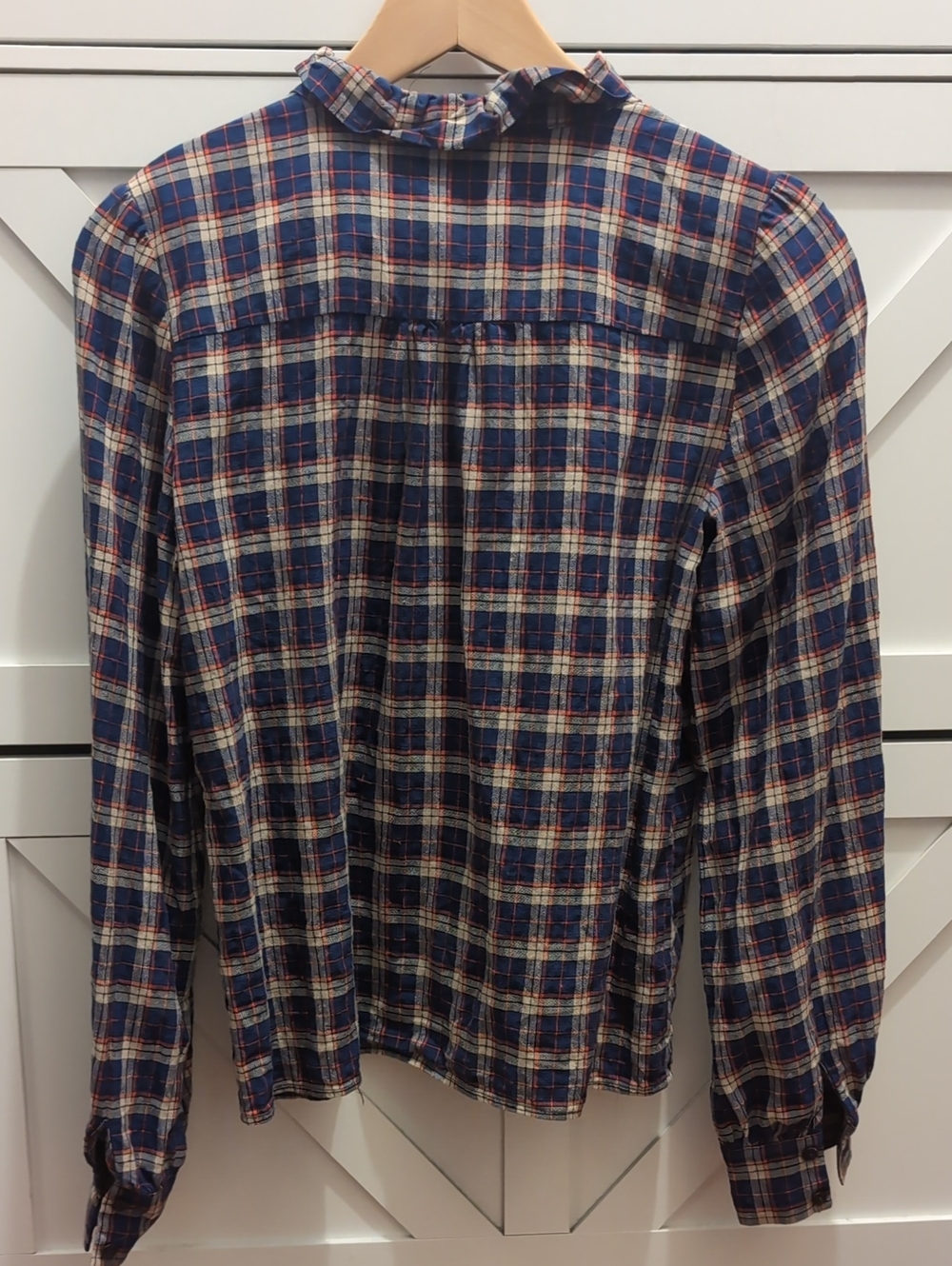 Sézane Chloé Plaid Top, Size 36 - Picture 4 of 13